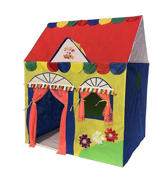 Homecute Hut Type Play Tent House for Kids, Multi Colour | For 2-12 Years Old Boys & Girls, Jumbo Size, Big Size