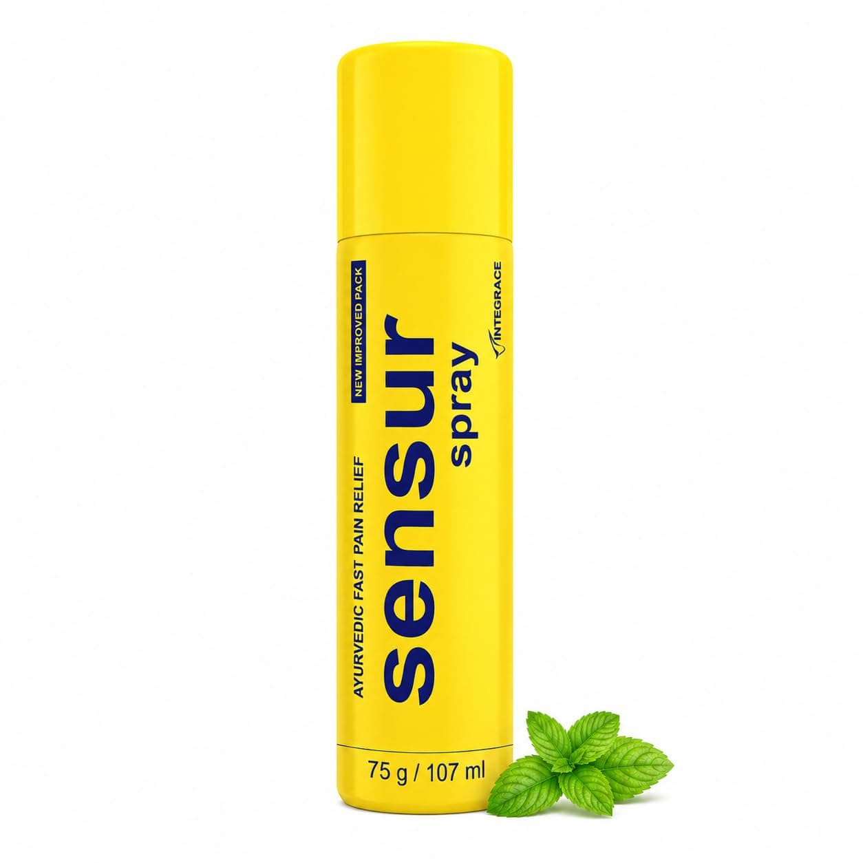 Sensur Ayurvedic Fast Pain Relief Spray, 107ml (Pack of 1) | Safe for Men, Women & Kids | 100% Ayurvedic Formula with Fast Action