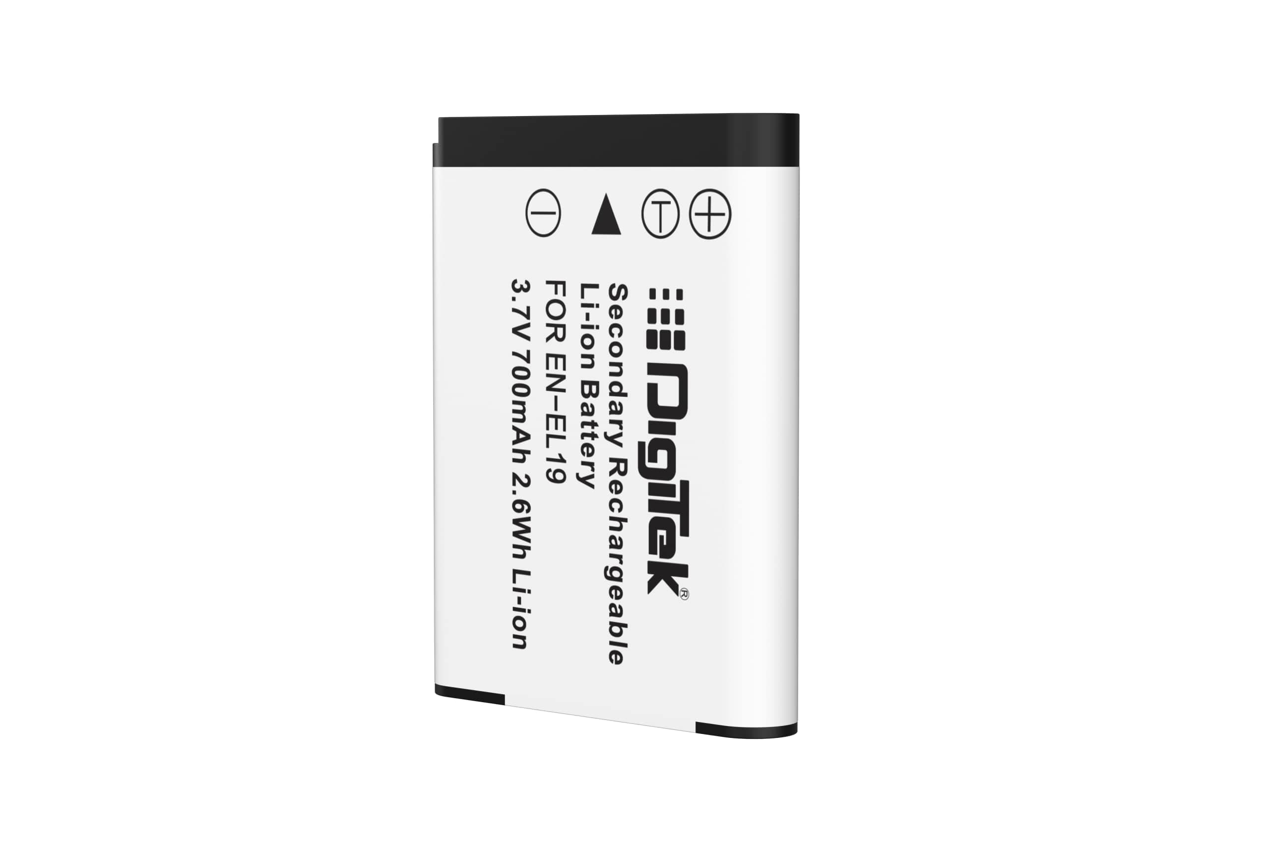 DIGITEK® (EN-EL19) 700 mAh ENEL 19 Rechargeable Lithium Ion Battery for Nikon Camera