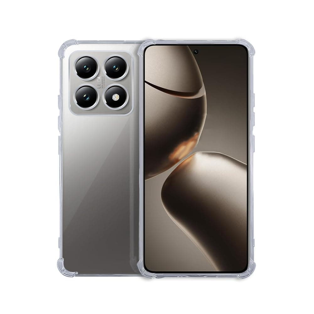 7SEVEN® Back Cover Compatible with Mi Xiaomi 14T Transparent Mobile Back Case Shock Proof Design Camera Edges Protection Crystal Clear Phone Case Silicon Soft TPU and Flexible Bumper Phone Cover