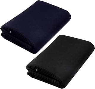 Generic Abhi Fashion Men's Cotton Formal Unstitched Combo Trouser Fabric For Men (Pack Of 2)