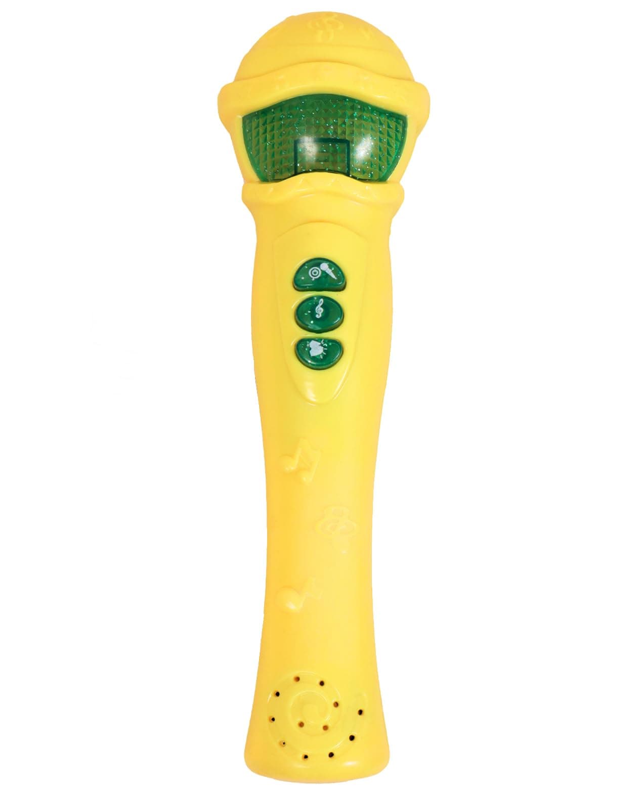 Toyshine Musical Microphone Singing Mic Auxiliary Toy With Lights And Clear Sound (Plastic,Multicolor) Pack Of 1