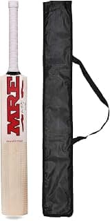 Cricket Bat Popular Willow with Cover for Men's and Adult All Tennis Ball (Natural, Size -5),