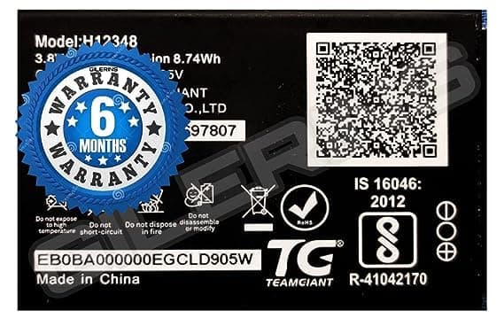 Original H12348 Battery for Jio WiFi Reliance Jio WiFi Dongle/Airtel WiFi / M2S Fi 2 / Wireless Router 4g FI2 / M2 hot spot Battery with 6 Month Warranty ***(G00142)
