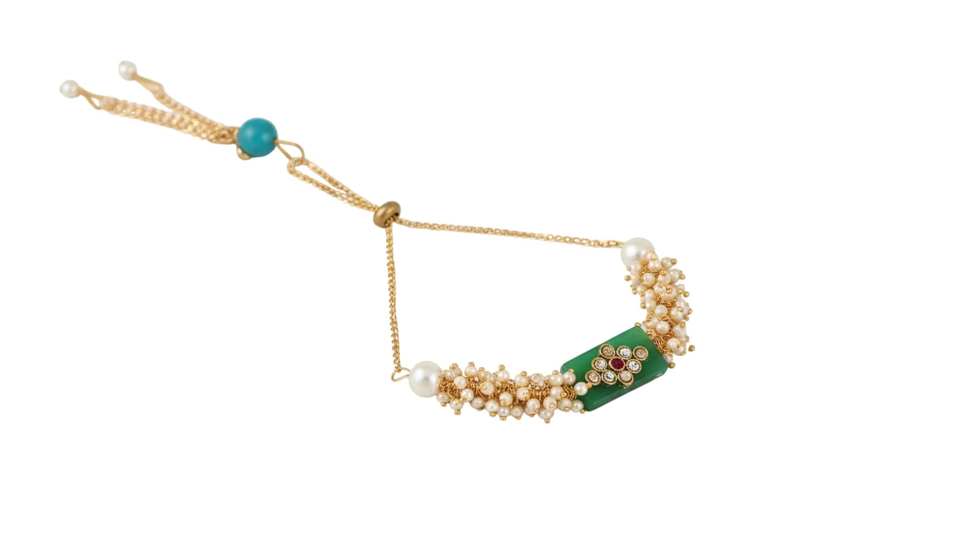 AV Fashion India - Elegant Traditional Rakhi Bracelet for Loving Bhabhi Brother, Bhai, Bhaiya for Men & Boys (Multi)