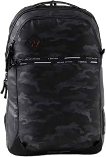 Wildcraft Shine 3 Compartment Laptop Backpack 25 L (Black Metallic)