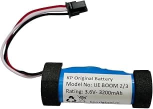 KP Original Replacement Battery for Logitech UE Boom 2/3, 3.6V, 3200mAh