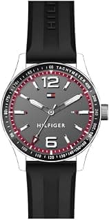Tommy Hilfiger Quartz Grey Dial Silicone Strap Watch for Men