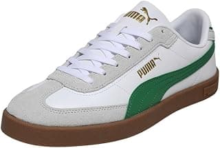 PUMA | Club II Era Sneakers | White-Archive Green-Gum | 8UK
