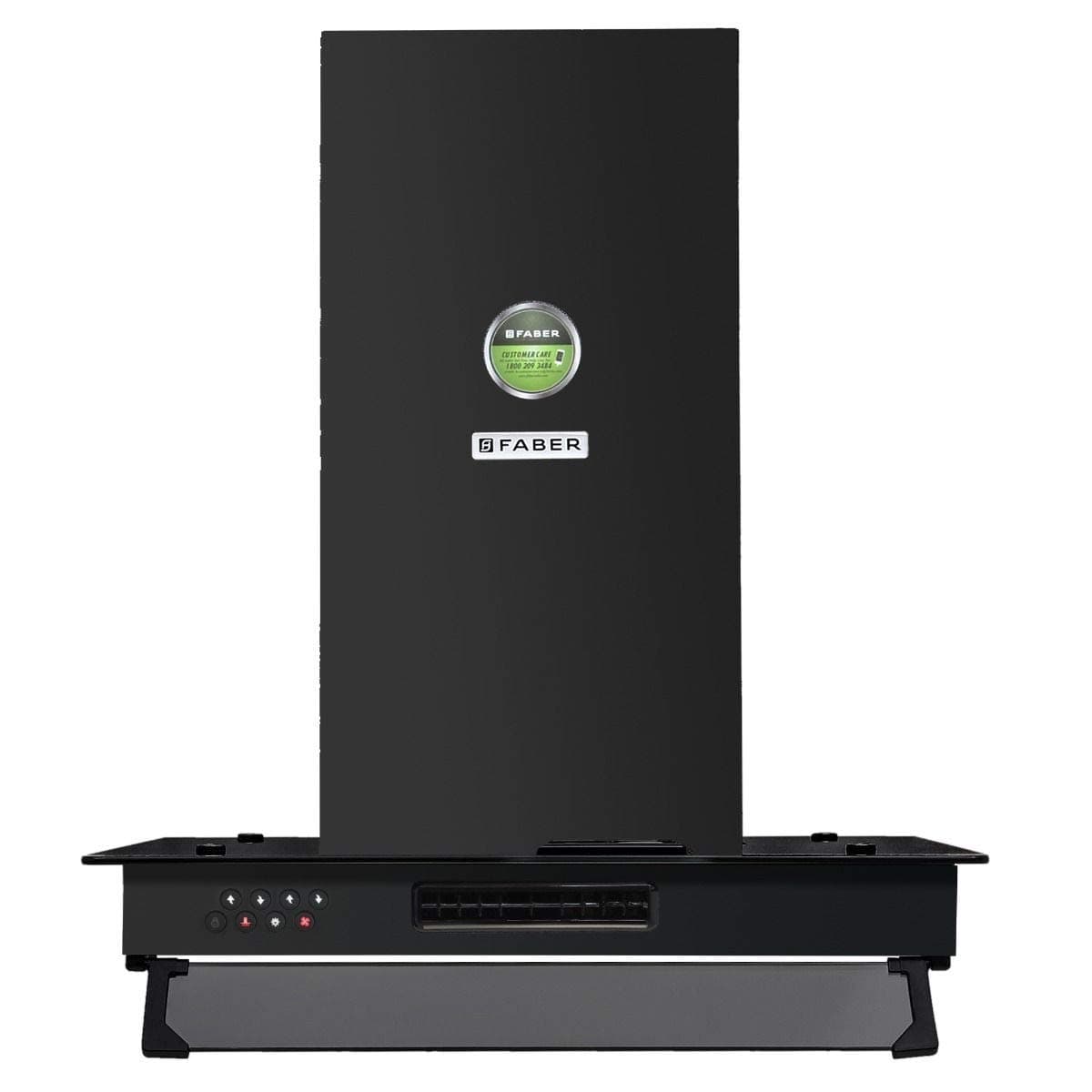 Faber 3in1 Chimney with Air purifier & Fan,60 cm,1095 m³/hr (Aerostation Glamour Pro 3D BK FT 60,Baffle Filter,Black), Free 1 Year Extended warranty