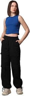 ONLY Women's Rayon Blend Slim Fit Casual Crop Tank Top
