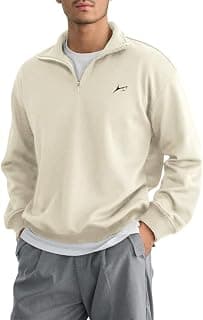 PROSHARX Quarter Zip Style Sweatshirt | Soft & Warm Fleece Sweatshirt Hoodie with Zip