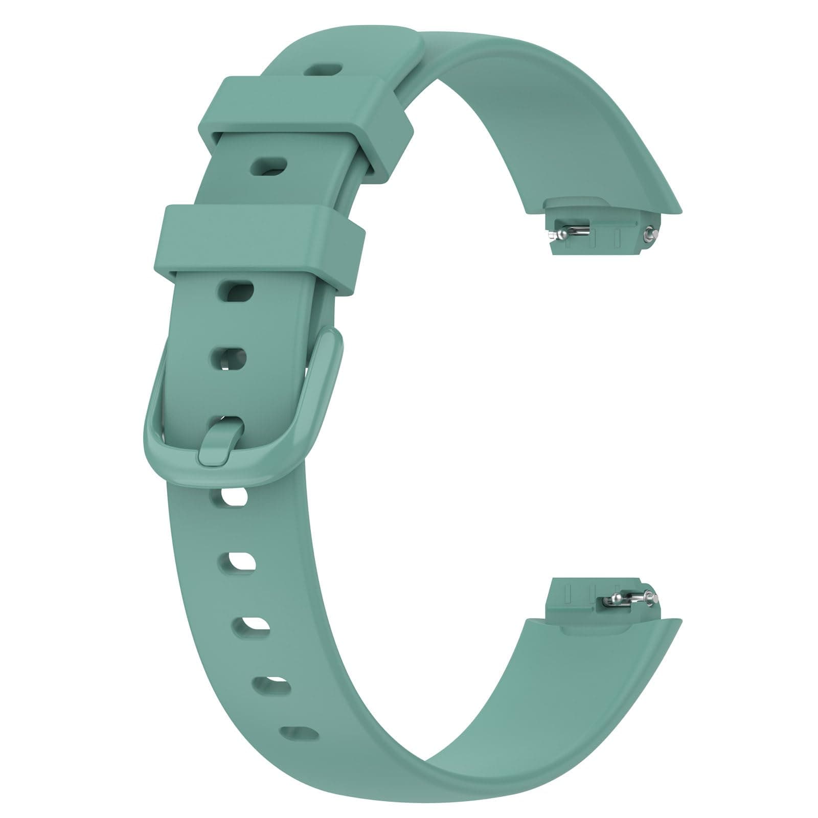 OBOE Silicone Band Strap Compatible with Fitbit Inspire 3 Soft TPE Waterproof Adjustable Wristband (Black)