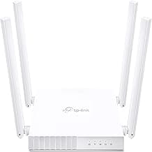 TP-Link Archer C24 AC750 Mbps Dual-Band, WiFi Wireless Router | Multi Mode | 4 Antennas | Ipv6 Supported | Parental Controls | Guest Network | Smooth HD Streaming, White