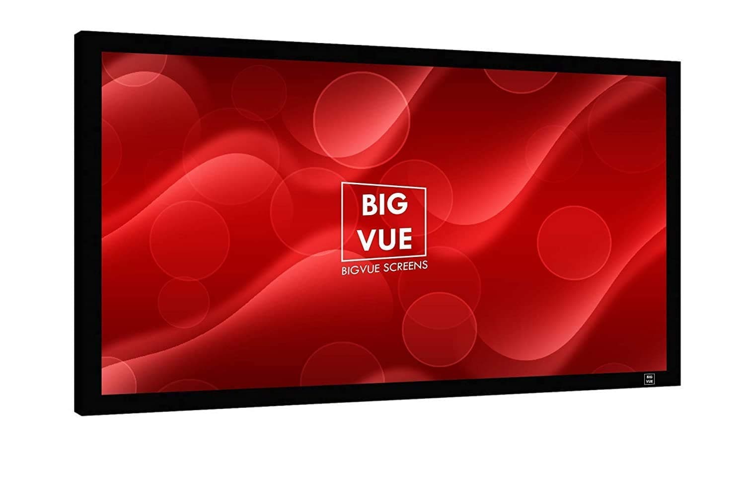 BIG VUE 150 Inch Fixed Frame Projector Screen 16:9 Diagonal Active 3D 4K Ultra Hd Projection Screen for Classroom, Office & Home Theater (150 Inches, White)