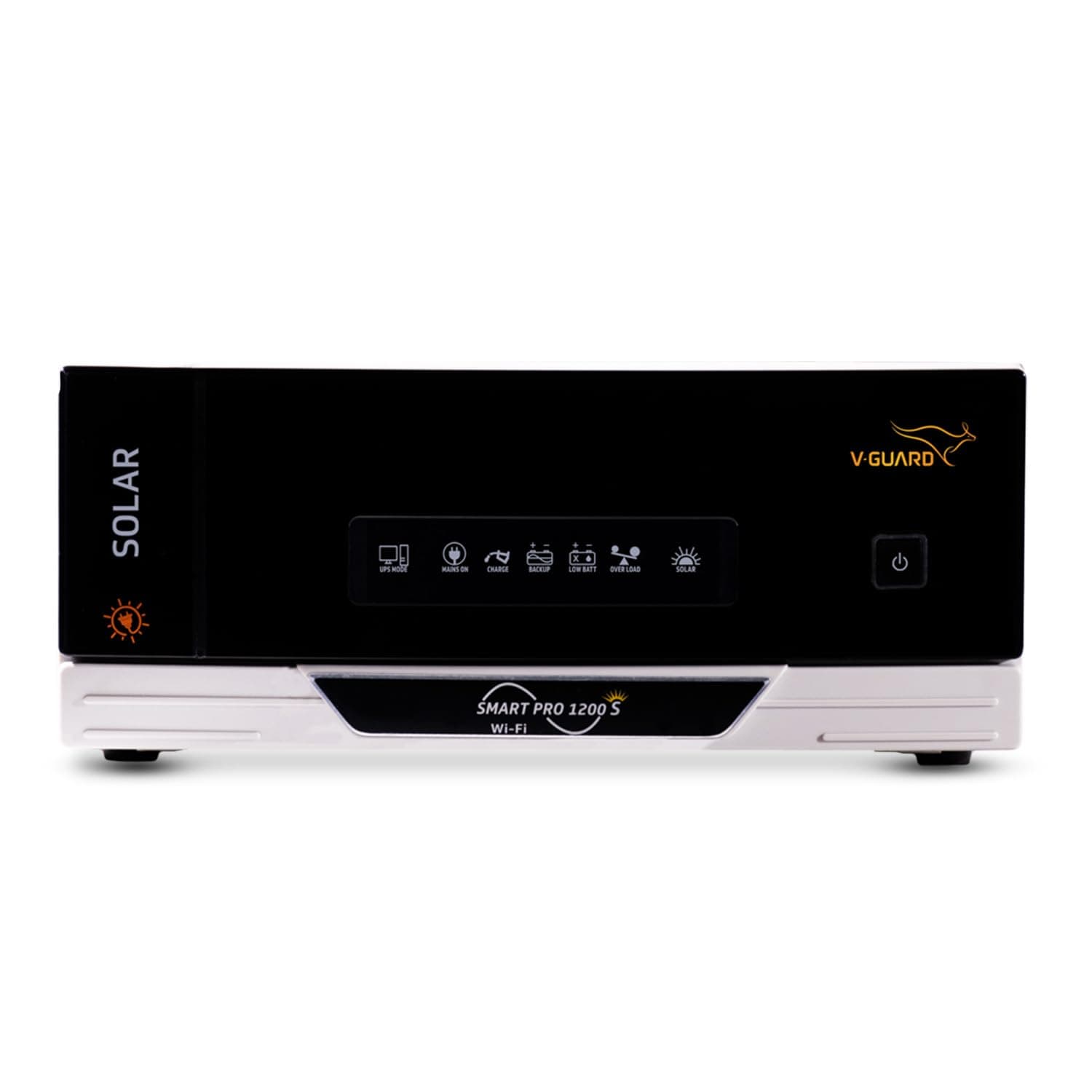 V-Guard Smart Pro 1200s Solar Inverter | 1000VA / 12V Pure Sine Wave | Smart IoT with Mobile App Control | LED Display | Easy Installation | Reliable Power Backup | 3-Year Warranty