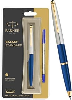 Parker Galaxy Roller Ball Pen - Blue Body, Blue Ink