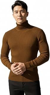 CATBUNNY Men High Neck Woolen Winter Full Sleeve Warm Sweater, High Neck Sweater for Men's and Boys