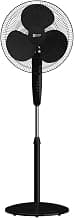 Orient Electric Stand 81 400 MM Pedestal Fans | 100% Copper Motor, High Air Delivery | Millitary Grade Guard | 3 Speed Control, Adjustable Height| Stand Fan for Home |2 Year Warranty by Orient |Black