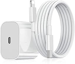 20W SuperFast Adapter Charger & Cable (Apple-MFi Certified) Compatible with iPhone 14/14Plus/14Pro/14Promax 13/13Pro/13Promax 12/12Pro/12/11/X/Xr Series (White)
