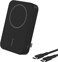 Belkin Qi2 10000 mAh Magsafe Wireless Power Bank | 15W Wireless Fast Charging, Compatible w/iPhone 17, Air, Pro, Pro Max, Google Pixel 10, etc. | 2 Years Warranty | Black