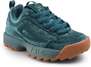 FILA Womens Disruptor II Premium Velvet Sneakers
