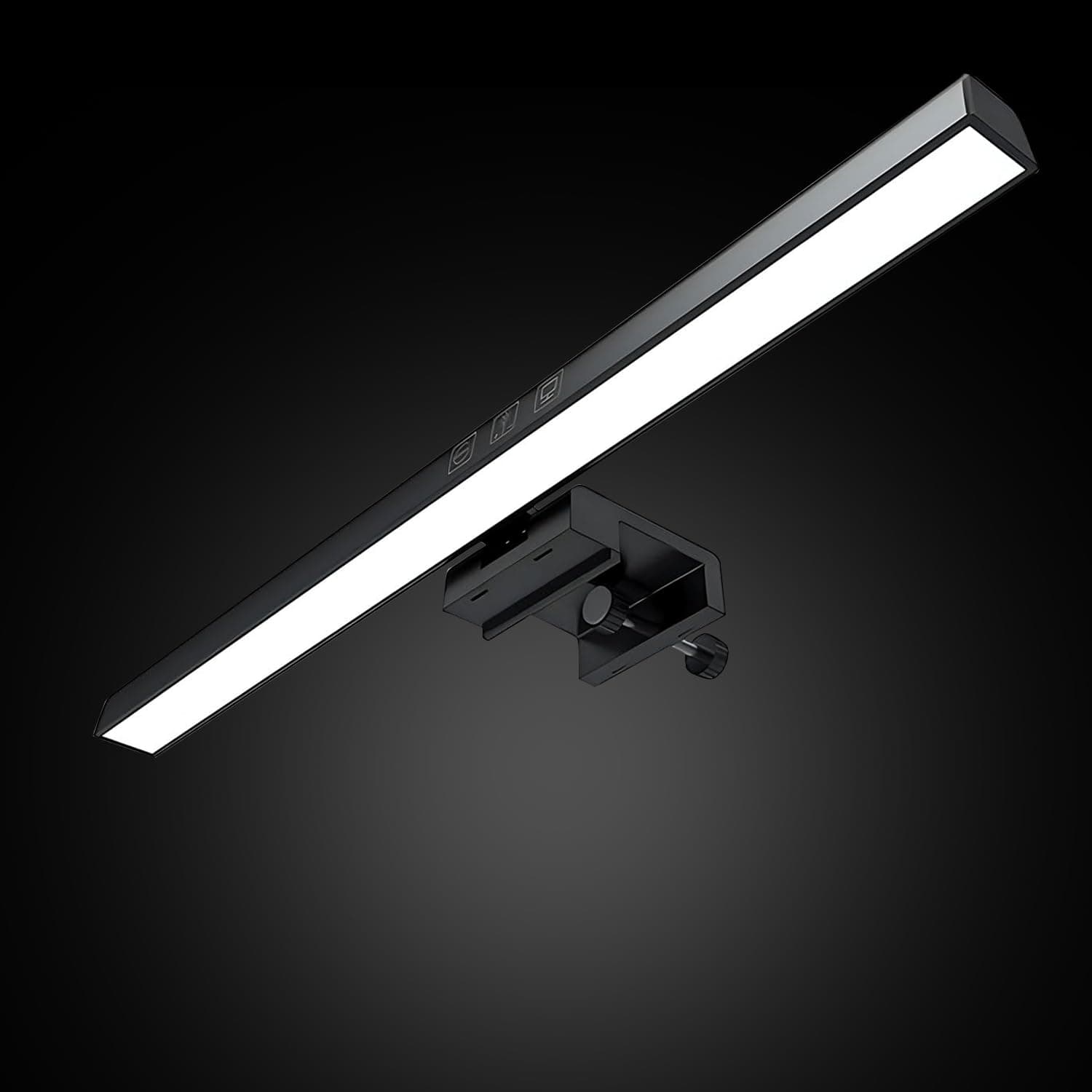 KACA 13-Inch Monitor Screen Light Bar with Smart Touch Sensor| USB Powered 5W LED E-Reading Lamp| 3 Color Temperature Modes, Stepless Dimming,60-Min Timer (Not Suitable for Monitor with Curved Back)