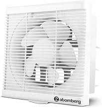 atomberg Efficio Exhaust Fan 200mm (8 Inches) | BLDC Motor | 20W| Low Noise | 1600 RPM| Ideal for Bathroom, Kitchen | Easy to Clean | Installation-Square Cut (245mm) | 2 Years Warranty | White