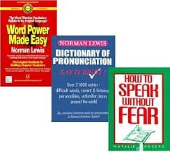 Word Power Made Easy + Dictionary of Pronunciation + How to Speak without Fear (Set of 3 books)