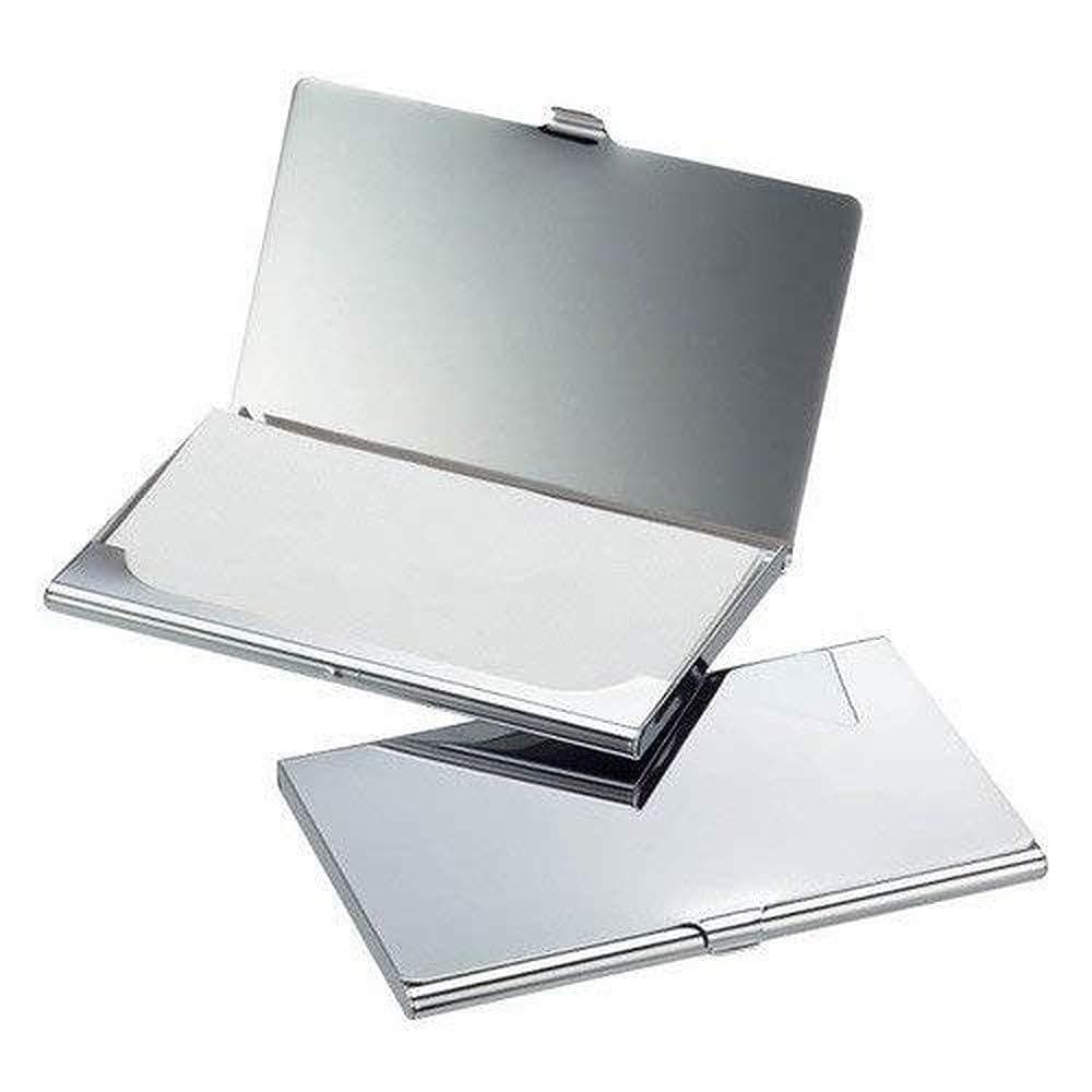 OFIXO Premium Metal (Steel Visiting) Stylish Executive Credit/Debit/ATM/ID/Visiting Super Sleek, Sturdy || 6 Card Holder 9.5cm X 6.7cm X 1.3cm|| for Men's & Women's