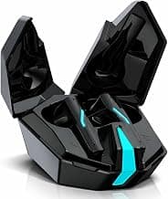 Wing Truly Wireless Earbuds TWS | ~32dB ANC & Transparency Mode | Upto 50Hrs Playtime | Bluetooth V5.4 | Quad Mics with AI-ENC | 40ms Low Latency Gaming | Breathing LED Lights (Black)