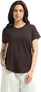 Wellbi Bamboo Women’s Tshirt – Ultra-Soft, Breathable & Sustainable | Premium Cotton Blend for Supreme Comfort | Stylish & Eco-Friendly T-Shirt for Women | Tshirt Women Cotton