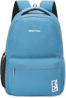 United Colors of Benetton Reuben Polyester 25L Casual Backpack For Unisex - Teal