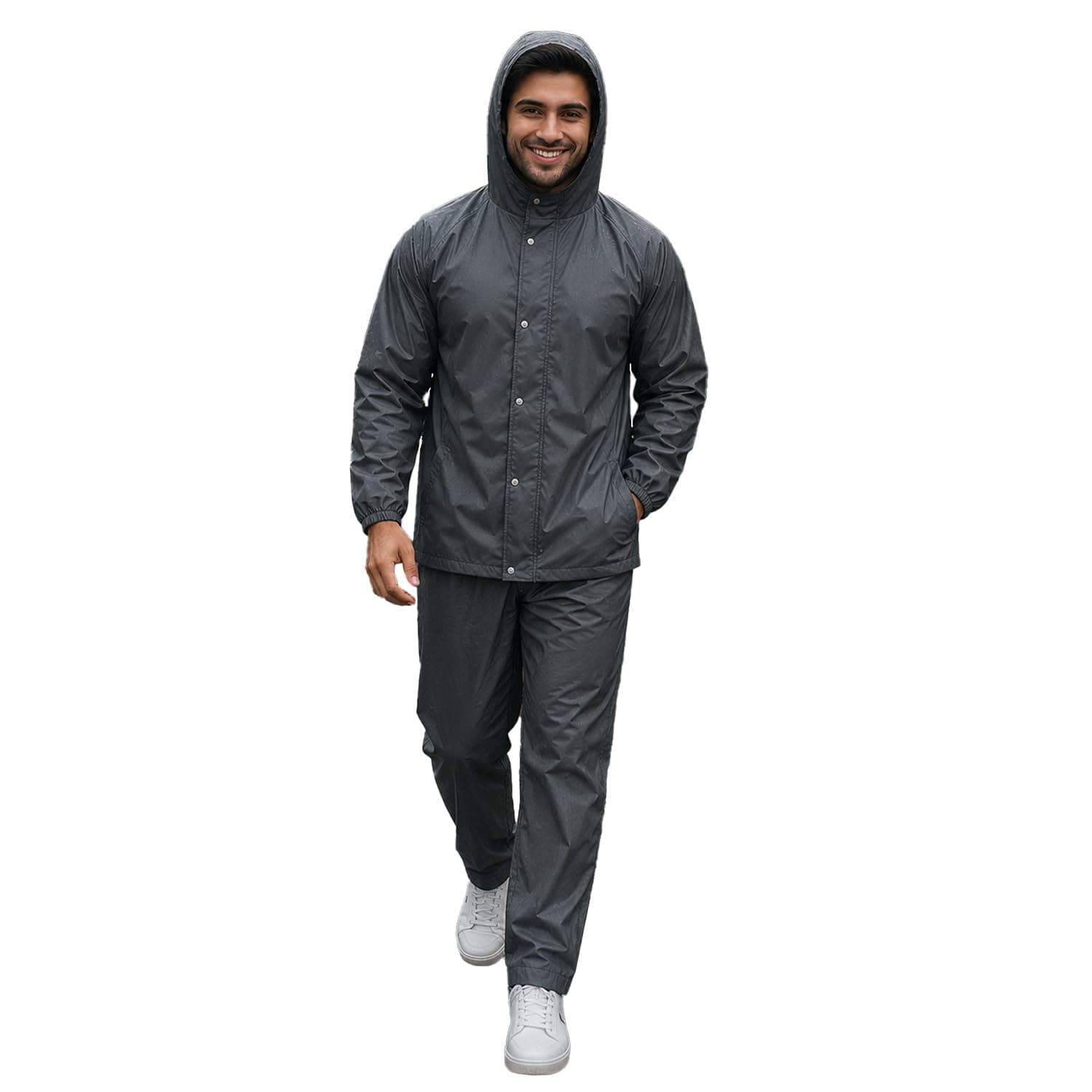 Unox Rain Coat for Men waterproof, Unisex Raincoat for Women waterproof with Pant Set suitable for Men, Women, Boys & Girls Adjustable Top and Bottom Rain Coat