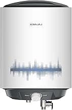 Bajaj Shield Series New Shakti 25L Storage Wall Mount Water Heater for Home, 5-Star Rated Geyser, Child Safety Mode, 10-Year Tank, 6-Year Element, 4-Year Product Warranty (White & Grey)