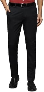 Louis Philippe Men's Mid Rise Super Skinny Pants