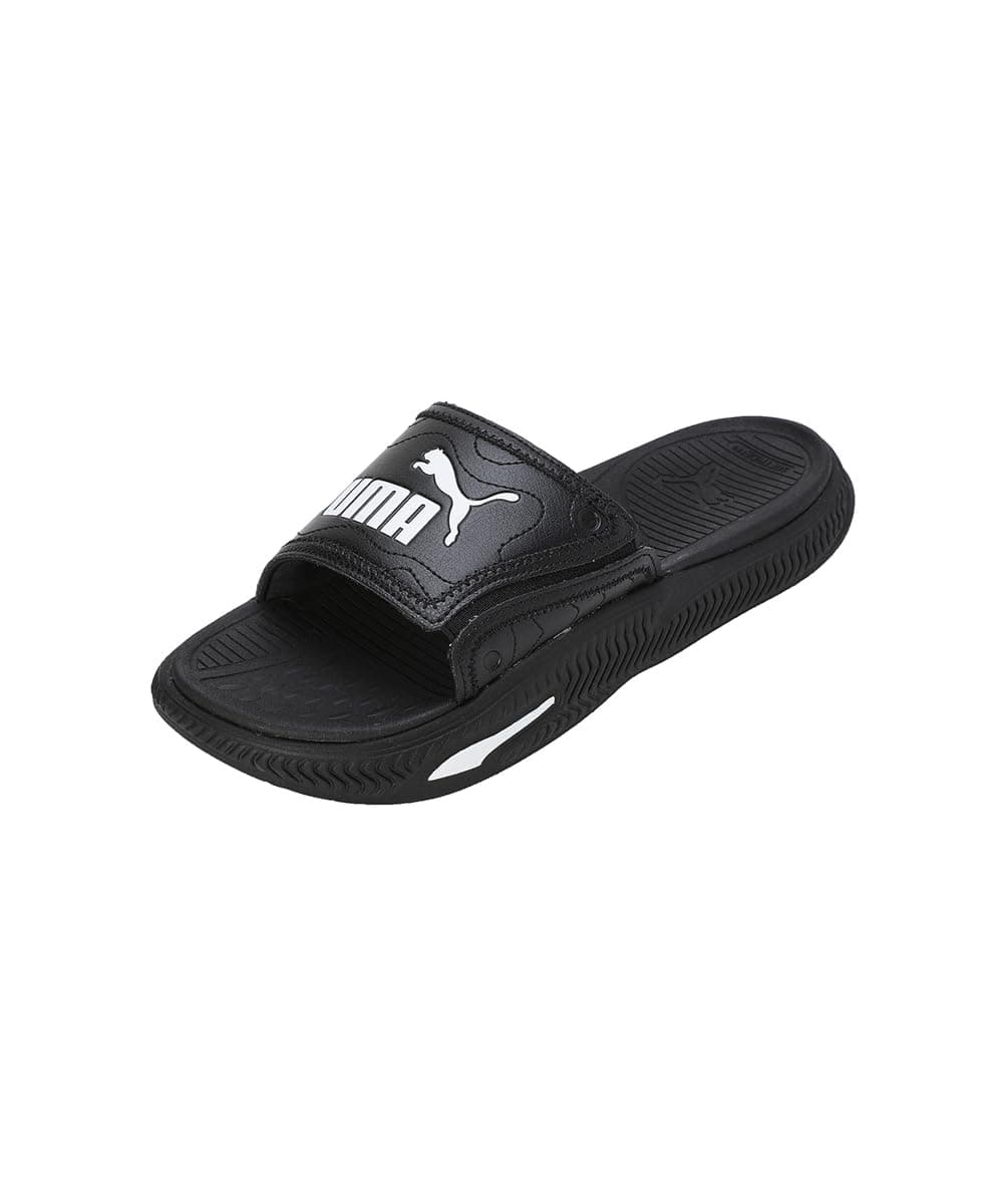 Puma | Softride Pro 24 Men's Slides | Warm White-Olive-Toasted Almond