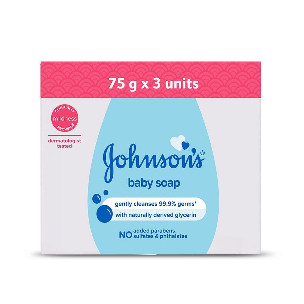 Johnson & Johnson Baby Soap 75g (Pack of 3)
