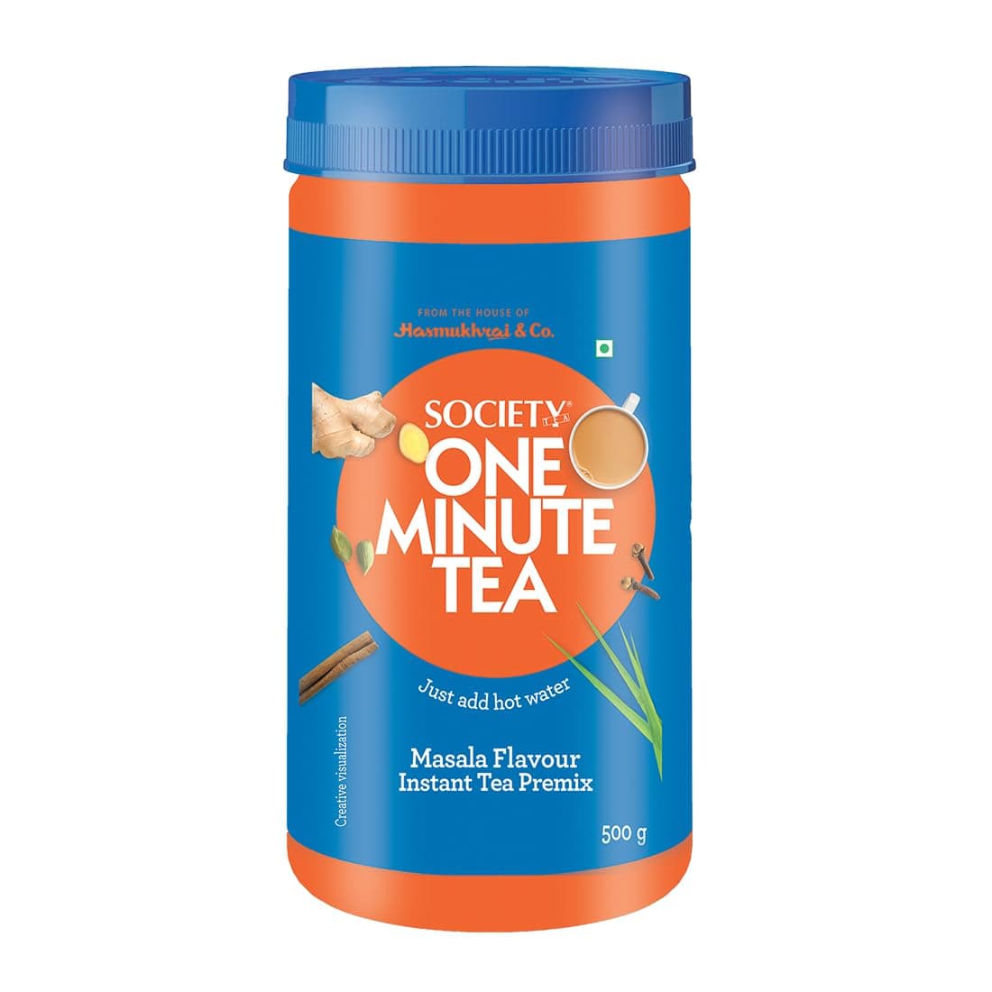 Society Tea Society OMT Masala Instant Tea Premix 500G Jar