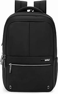 Safari Smart Plus Formal Business Laptop Backpack Bag for Man & Women, Ideal for Office Use for men/School/College Boys and Girls, 2 Compartment, Antitheft pocket, Trolley Sleeve & Organizer