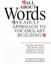 All About Words: An Adult Approach To Vocabulary Building (english) 1st Edition