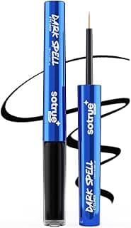 Sotrue Dark Spell Liquid Eye Liner, Black, Long Lasting Matte Waterproof Liner - Quick Drying Smudge Proof,Fine Tip For Precise Smooth Application, Transfer Proof Eye Makeup for 24 hrs, 1.5ml