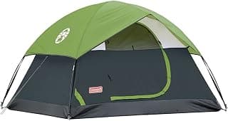 Coleman Polyester Sundome 6 Person Camping Dome Tent with Spacious Waterproof Room & Superior Air Ventilation,5-10 Minutes Easy Setup,multicolour