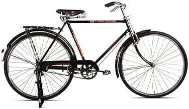 Hercules Roadsters Men's 22-Inch Frame Bicycle | 29T Road Bike | Black | Rigid |