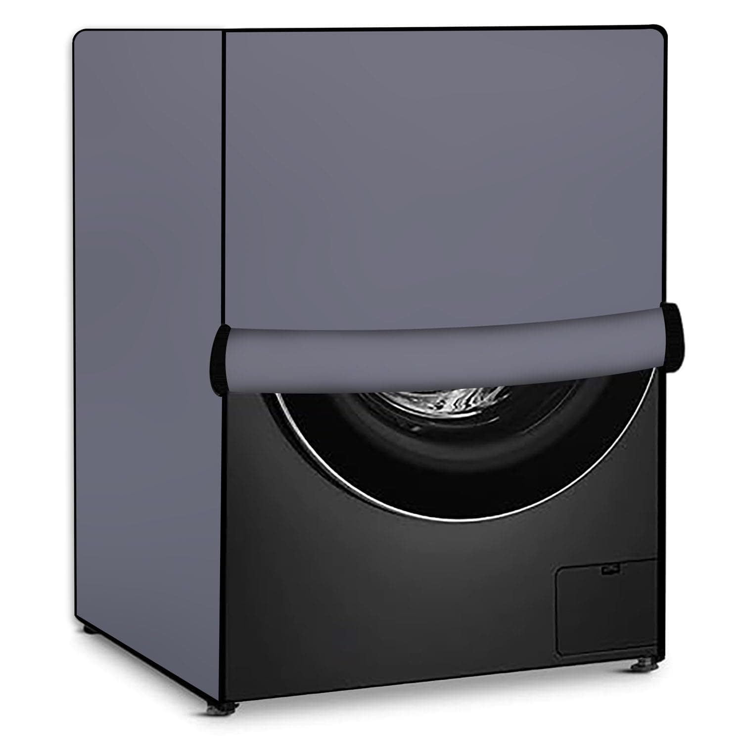 Stylista Washing Machine Cover Compatible for IFB 6 Kg Front Loading Serena Aqua SX LDT 6.0kg 1000RPM Darkgrey Color
