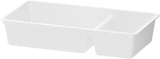 Ikea Polypropylene Plastic Drawer Insert, White, 33x17 cm (12 ¾x6 ¾)
