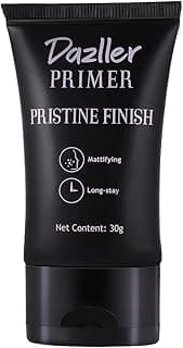 DAZLLER Primer Pristine Finish, 30g - Seamless Blending, Enriched with Natural Extracts & Vitamin E, Long-Lasting, Non-Tinted, Suitable for All Skin Type