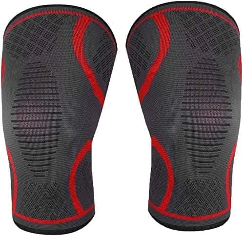 serveuttam® Knee Support for Men (1Pair) –Ortho Knee Cap Women | Knee Sleeves for Running Jogging Gym Squats | 4 Way Compression Knee Sleeves | Sleeves for Sports Arthritis Pain