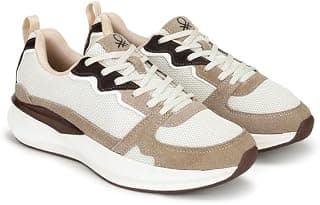 United Colors of Benetton Mens United Colors of Benetton Colorblock Lace-up Round Toe Athletic Sneakers Sneaker