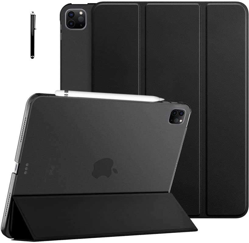 Robustrion Cover for iPad Pro 11 inch Case, Smart Trifold Flip Stand Cover for iPad Pro 11 inch 2022/2021 3rd / 4th Generation [Auto Sleep Wake Support] - Black